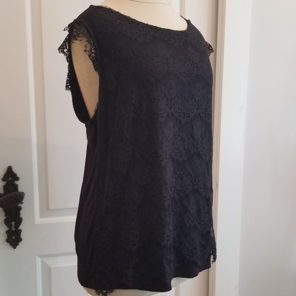 Boatneck Lace Top